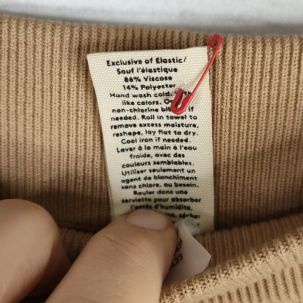 Open Edit Long Knit Pencil Skirt - Picture 6 of 7